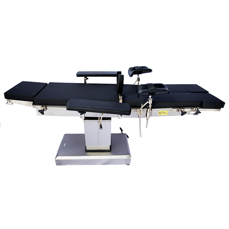 Sxd8801 Electrical Operating Table Double Table နဲ႔ back Plate Up Folding တို႔ပါဝင္ပါတယ္။