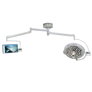 LED Surgical Shadowless Light Two Dome Ceiling Operation Shadowless Lamp ကင်မရာဖြင့် ခွဲစိတ်ခန်း Shadowless မီးအိမ်