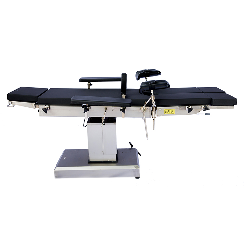 Sxd8801 Electrical Operating Table Double Table နဲ႔ back Plate Up Folding တို႔ပါဝင္ပါတယ္။